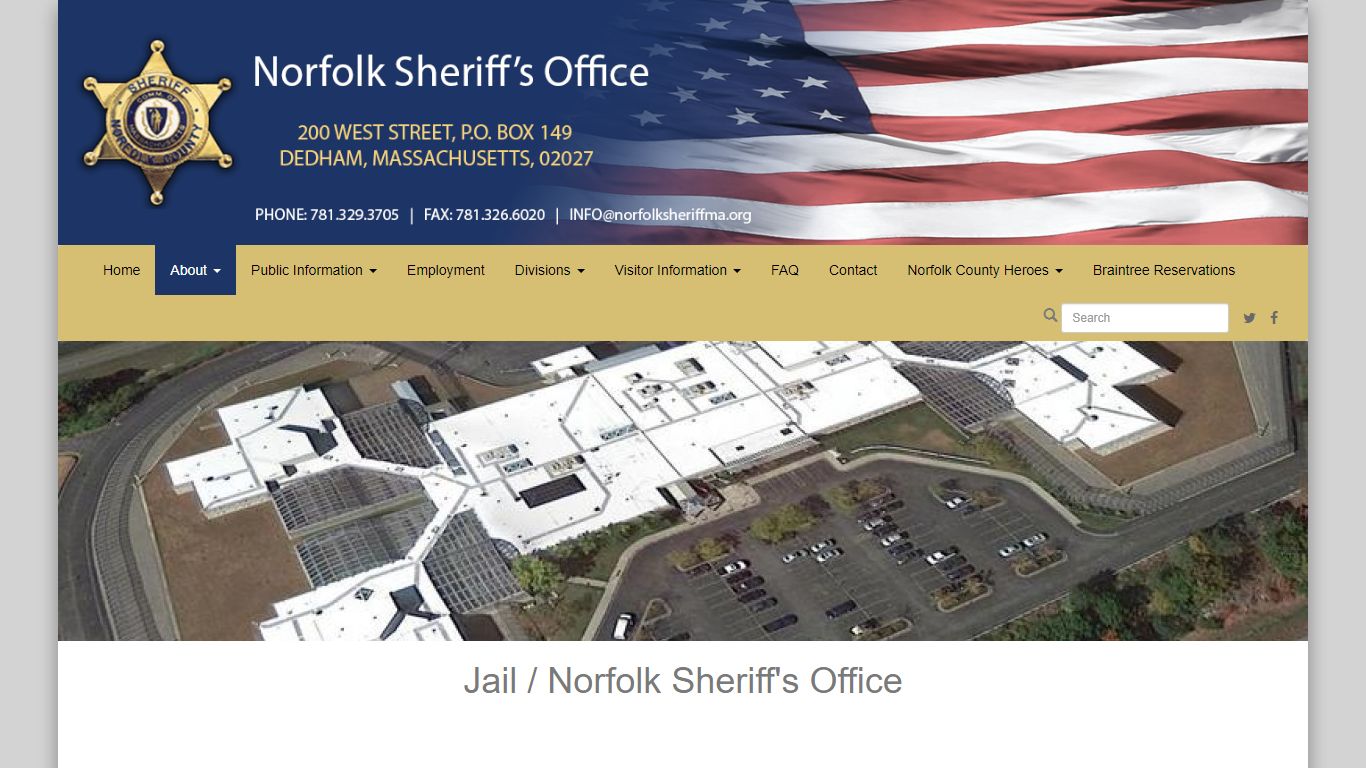 Norfolk County Sheriff's Office | Jail / Norfolk Sheriff's Office